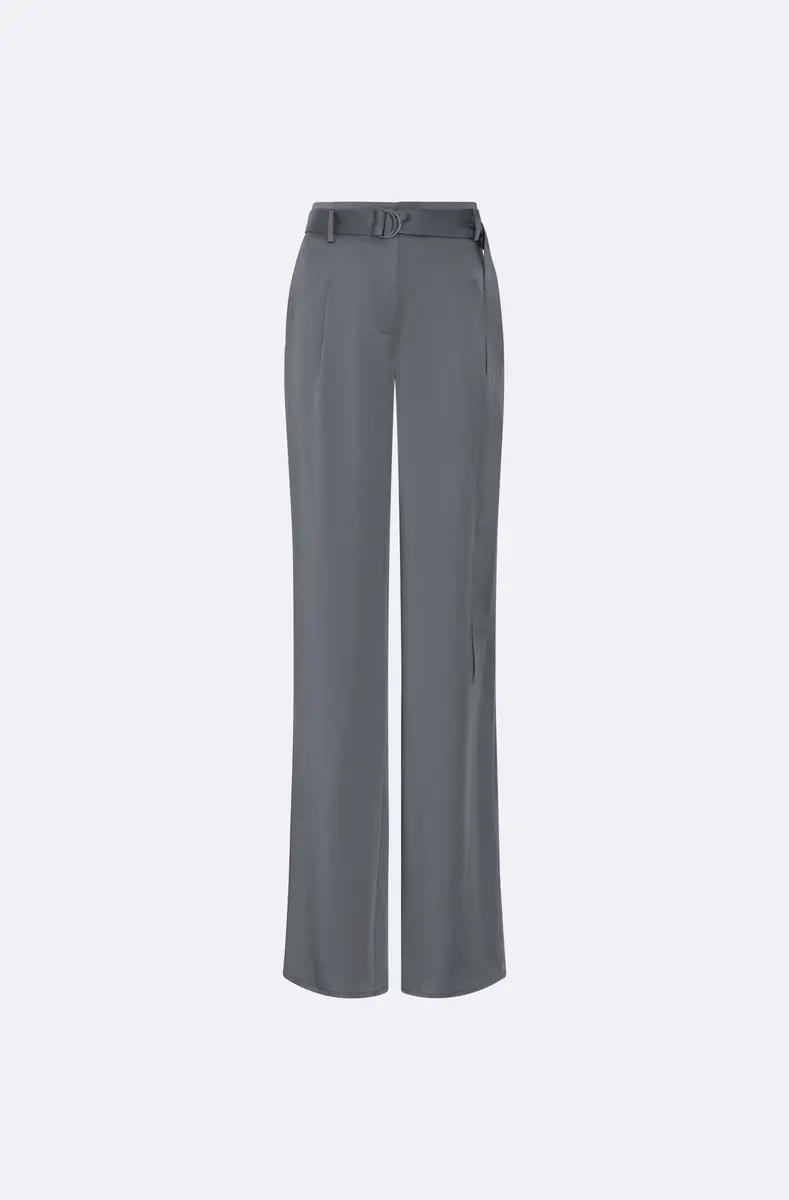 LAPOINTE Lightweight Satin Belted Pant