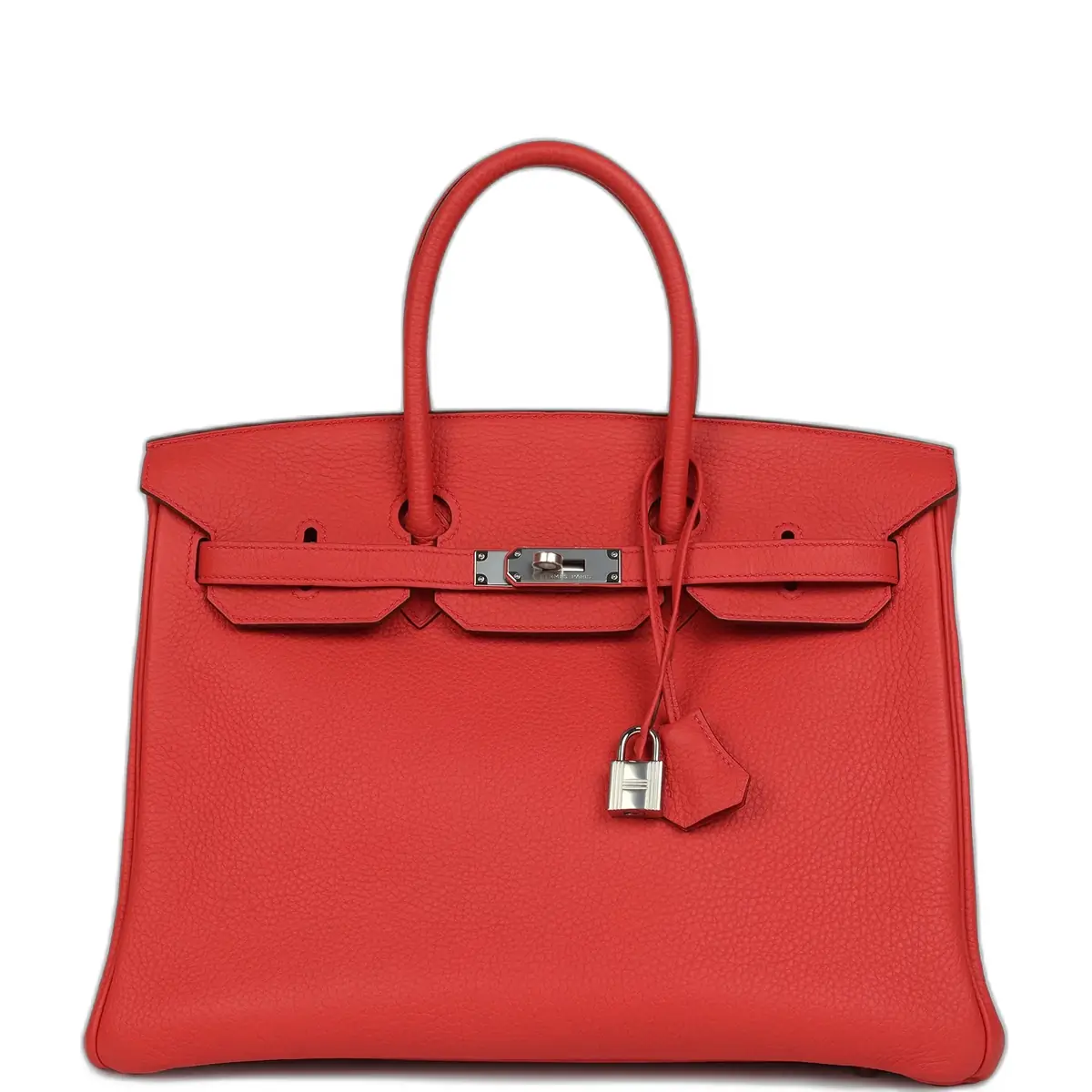 hermes Hermes Birkin 35 Bougainvillea Clemence Palladium Hardware