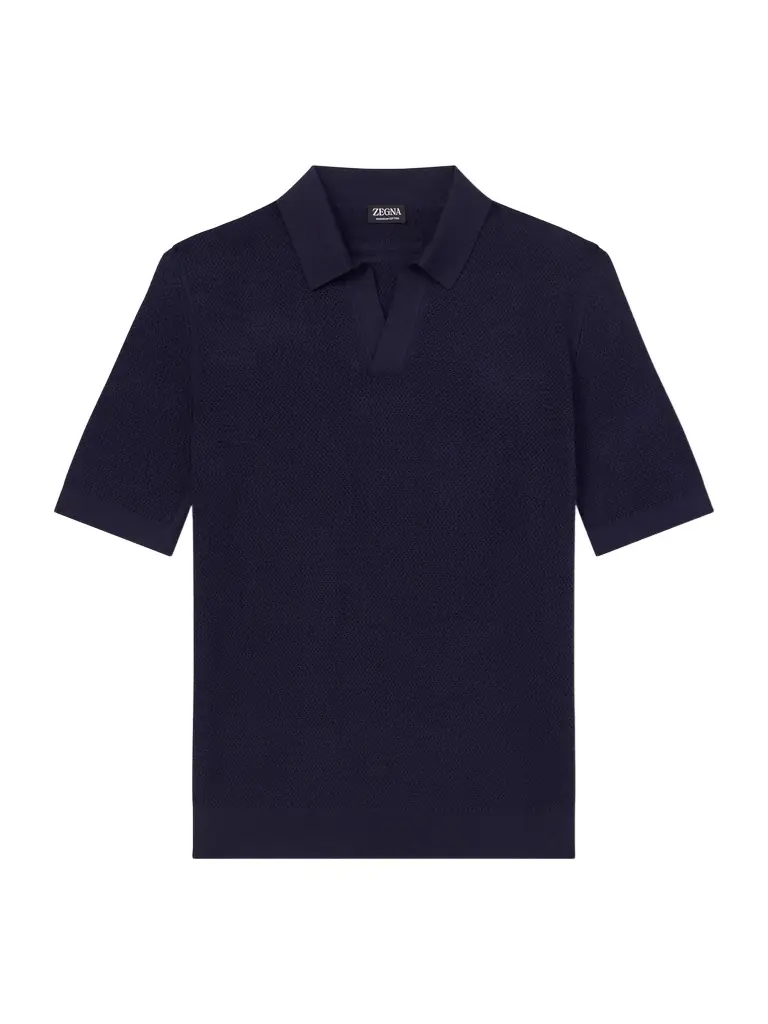 Zegna Slim-Fit Cotton-Piqué Polo Shirt - Men