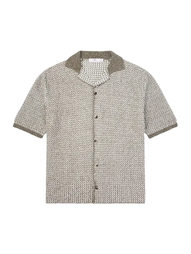 INIS MEAIN Tonnta Camp-Collar Linen, Cotton and Cashmere-Blend Shirt - Men
