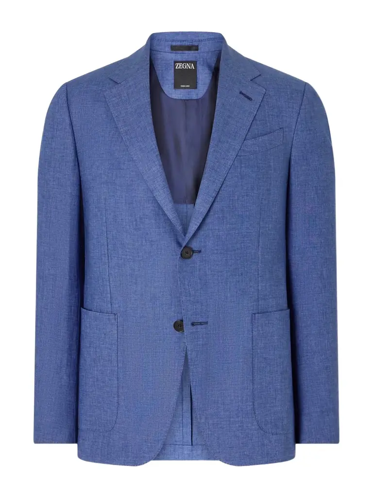 Zegna Oasi Linen Suit Jacket - Men