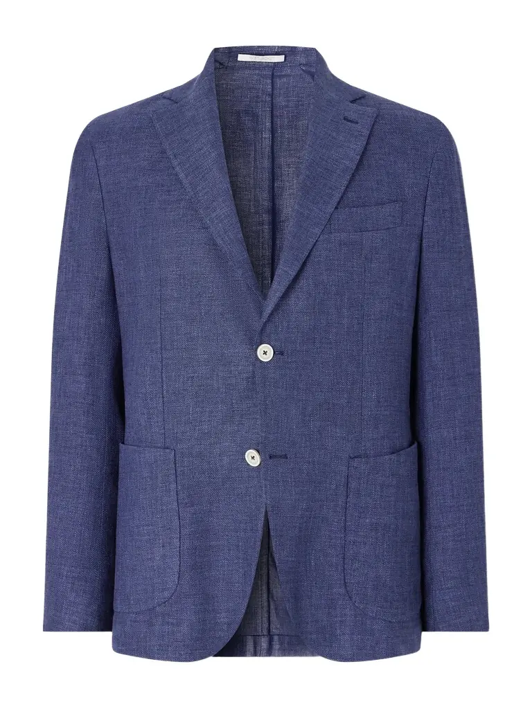 ELEVENTY Stretch-Linen, Wool and Silk-Blend Suit Jacket - Men