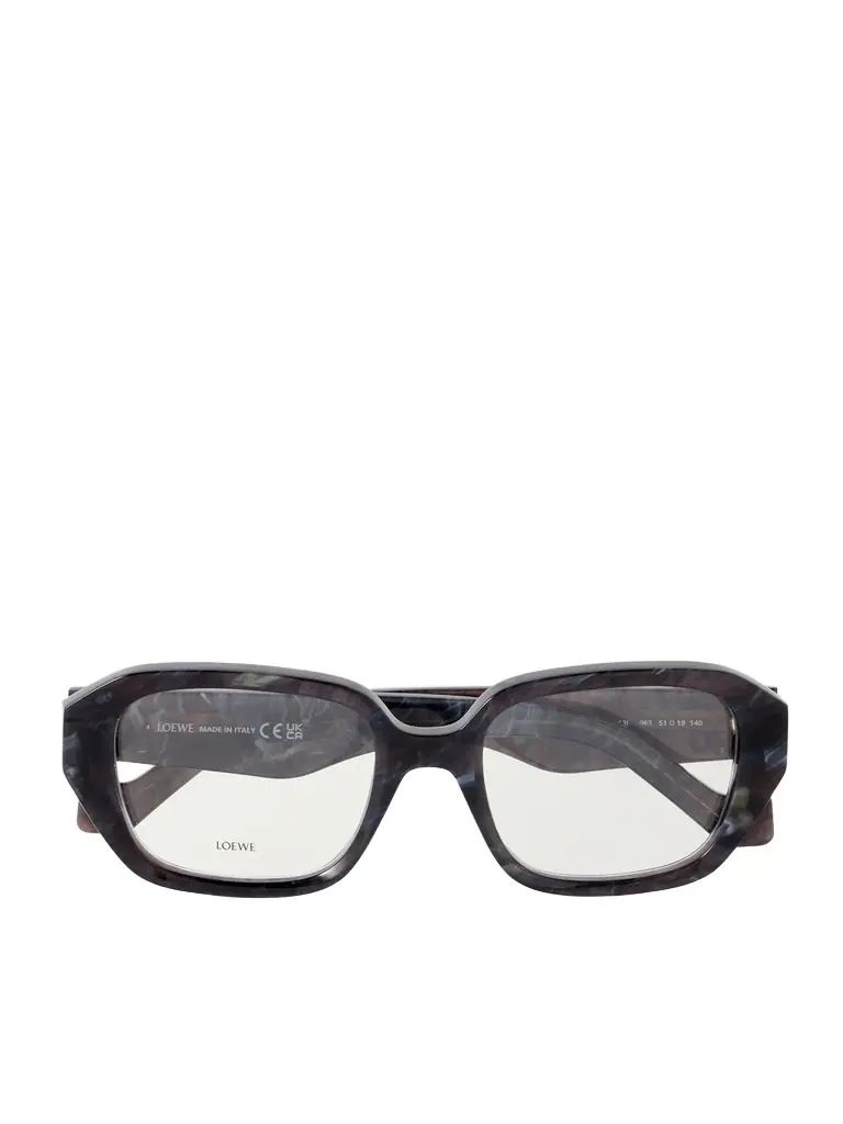 Loewe Anagram Geometric Acetate Glasses - Men