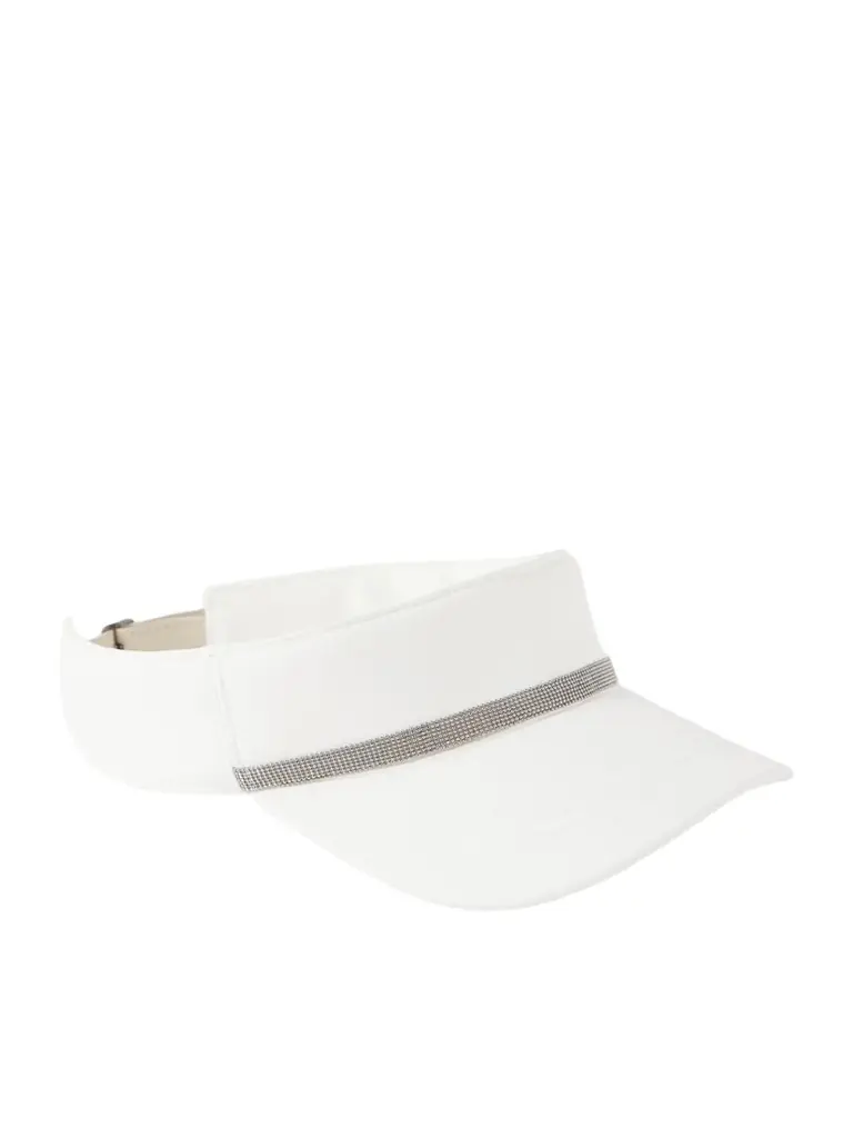 Brunello Cucinelli Embellished Nylon Visor