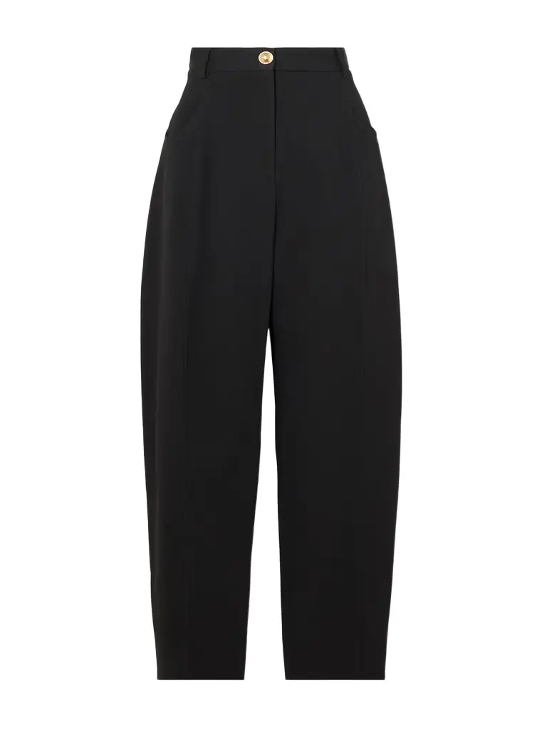 Blazé Milano Embellished Paneled Twill Tapered Pants