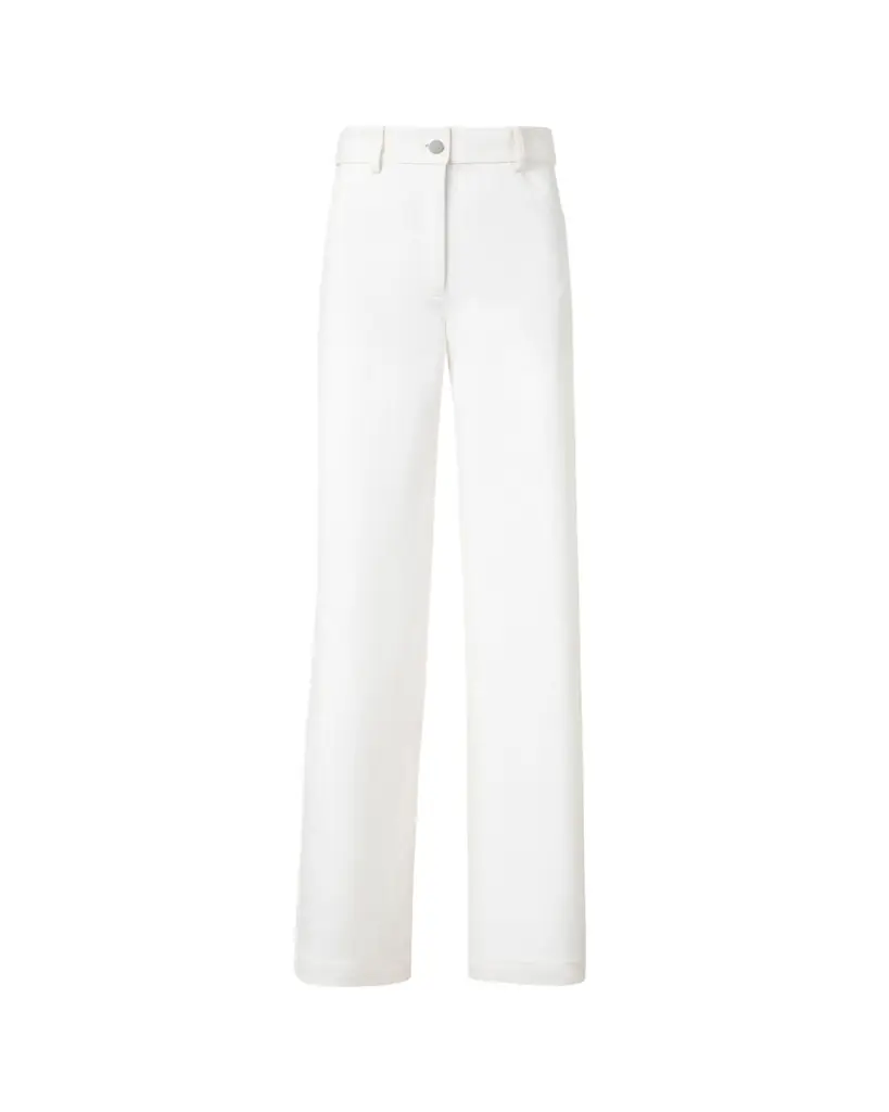 Akris punto Cooper Wide-Leg Denim Pants