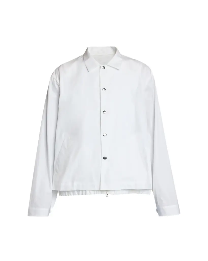 SACAI Men's Cotton Poplin Shirt Jacket