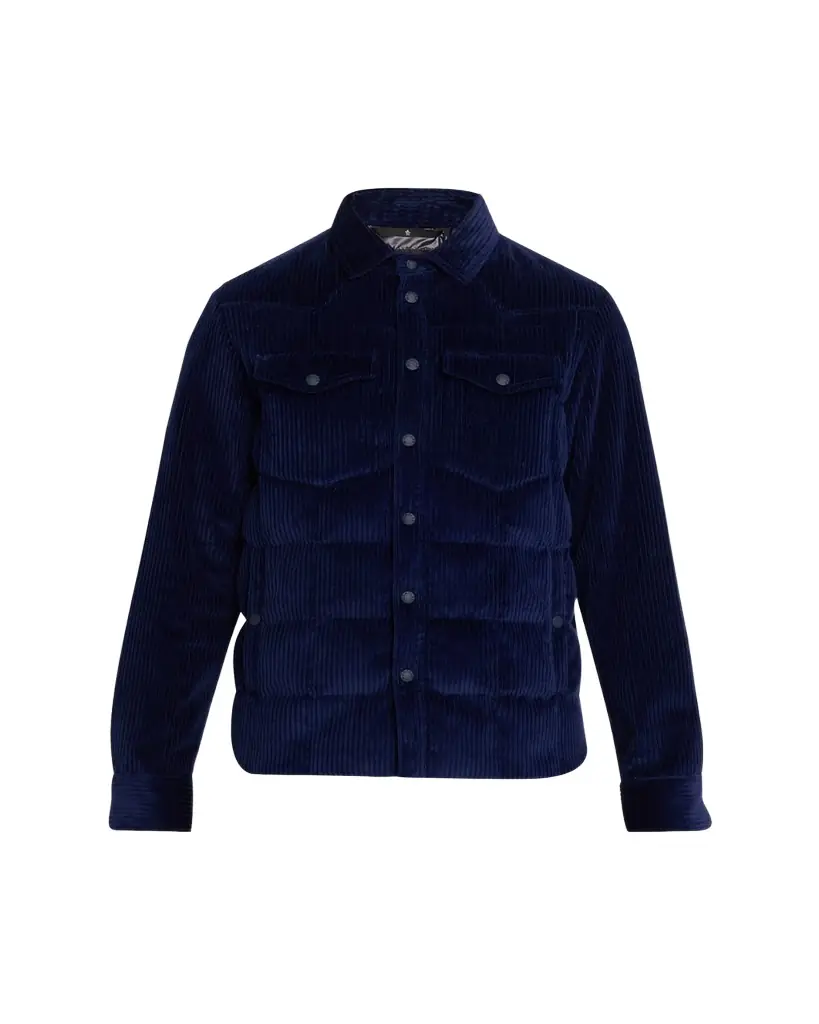 Moncler Grenoble Men's Snap-Front Shirt Jacket