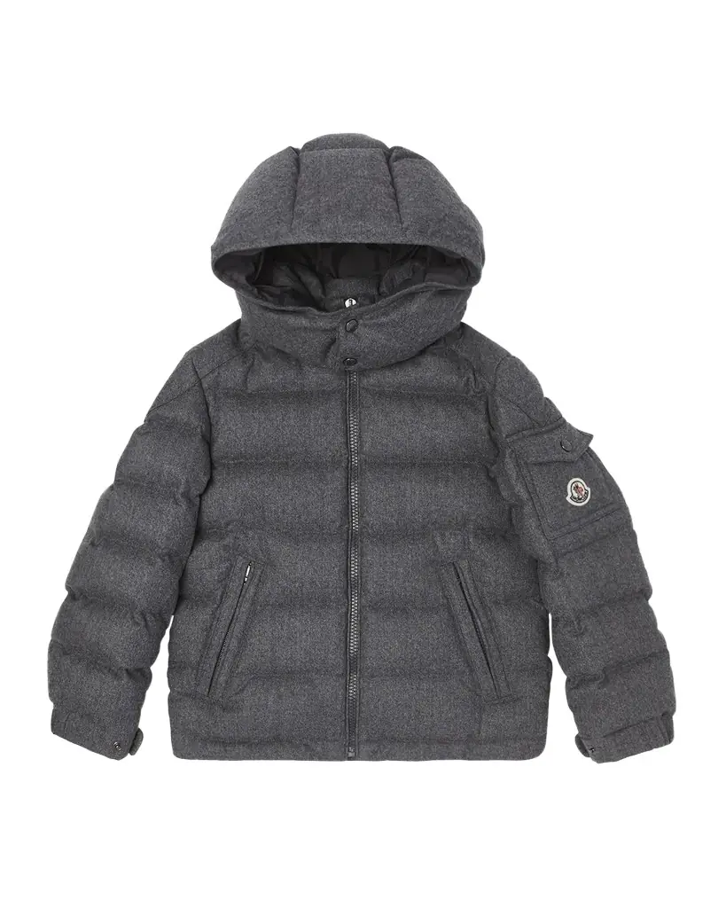 Moncler Boy 's Montgenerve Wool Quilted Jacket, Size 8-14