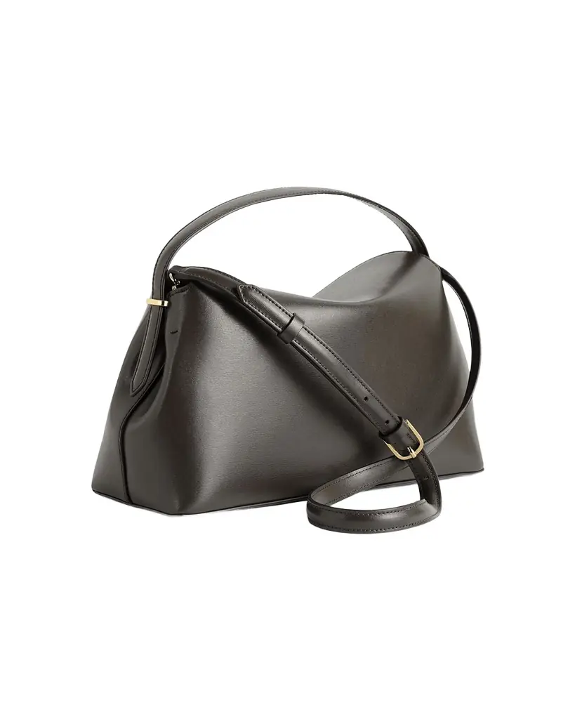 Toteme T-Lock Soft Textured Palmellatta Napa Leather Top-Handle Bag