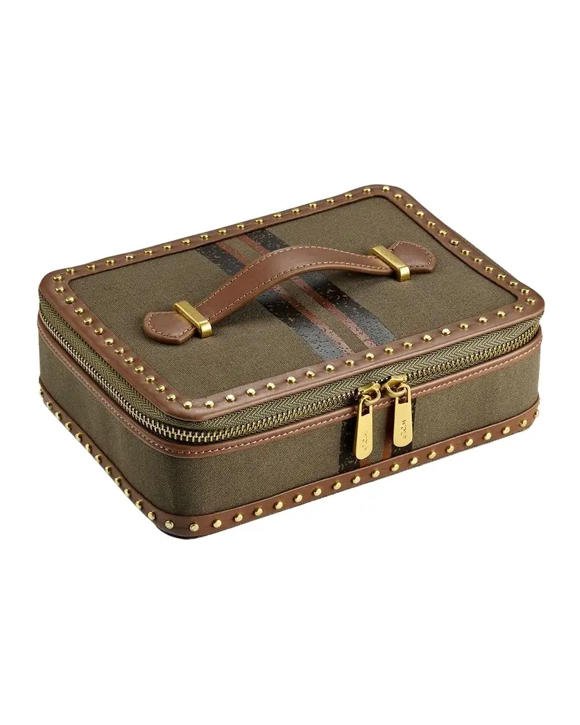 WOLF Ida Travel Zip Jewelry Case