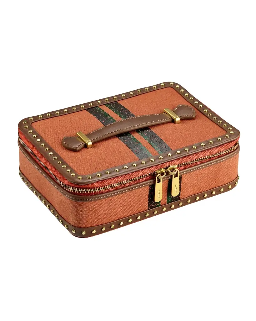 WOLF Ida Travel Zip Jewelry Case