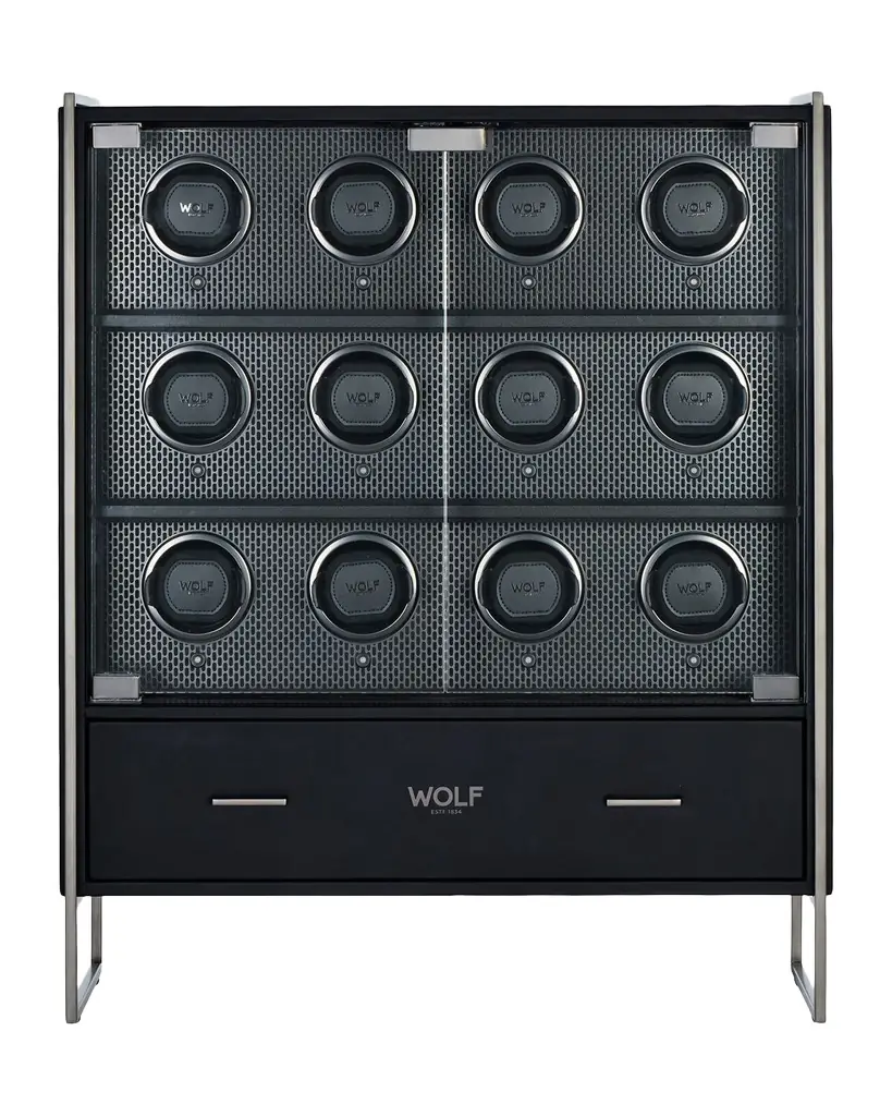 WOLF Axis 12-Piece Watch Winder Cabinet - Women's Accessories