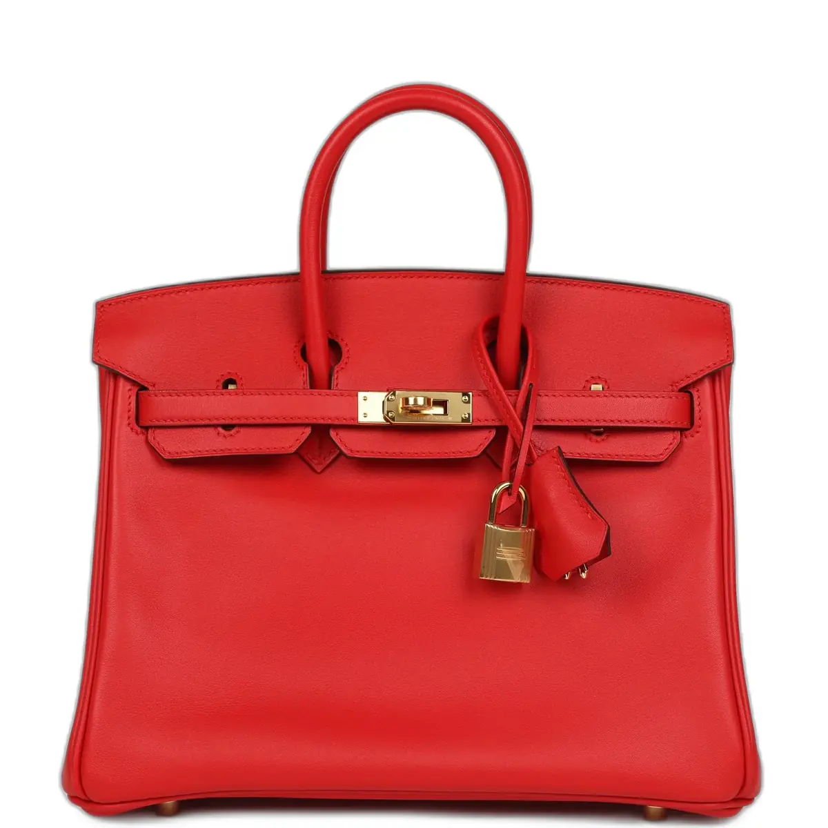 hermes Hermes Birkin 25 Rouge De Coeur Jonathan Gold Hardware