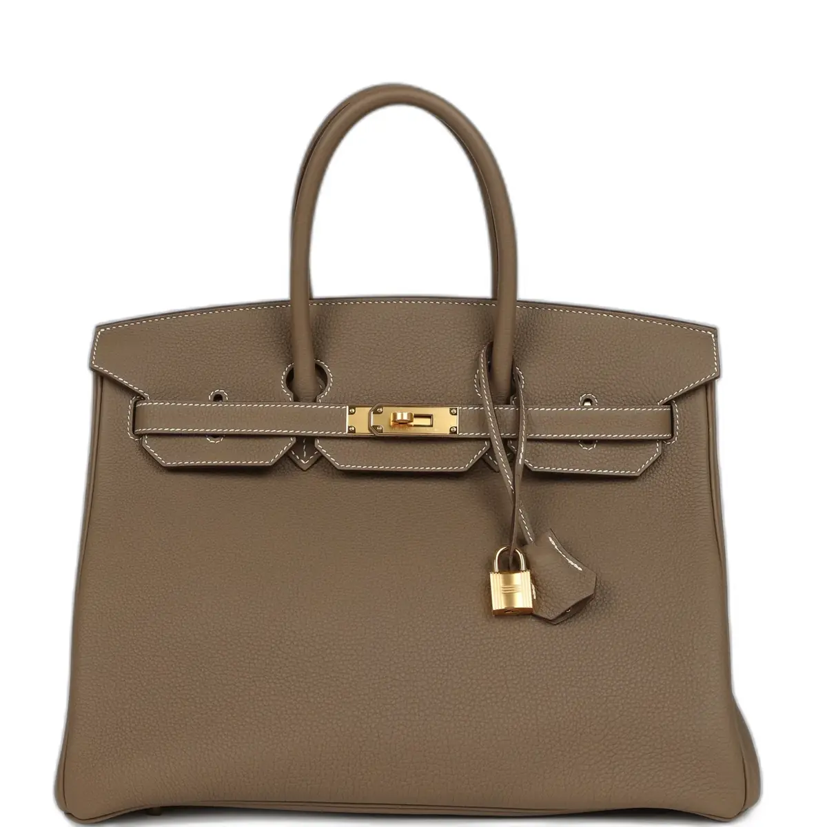 hermes Hermes Birkin 35 Etoupe Togo Gold Hardware