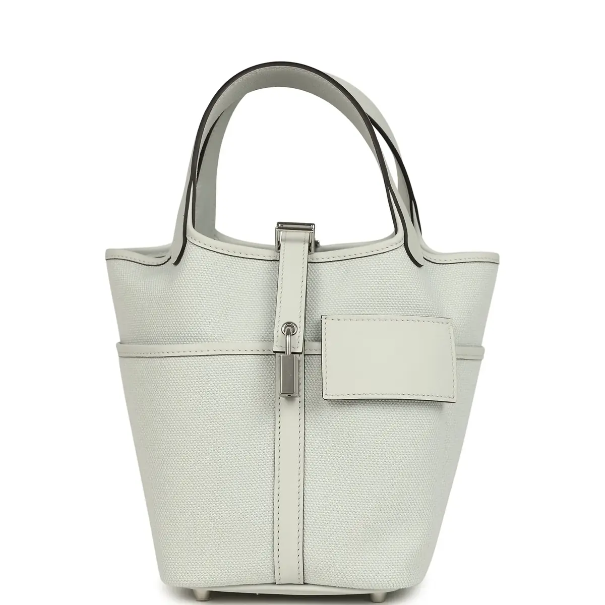 hermes Hermes Picotin Cargo 18 Gris Platine Toile Canvas and Swift Palladium Hardware