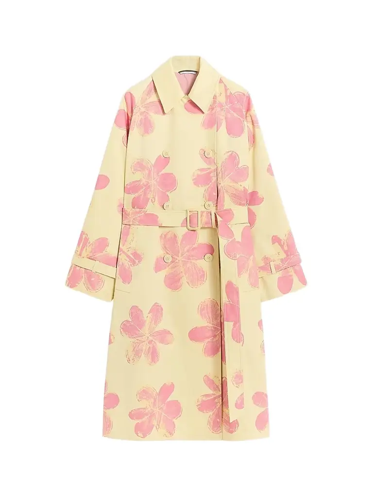 Weekend Max Mara Women's Midi Trench Coat - Yellow