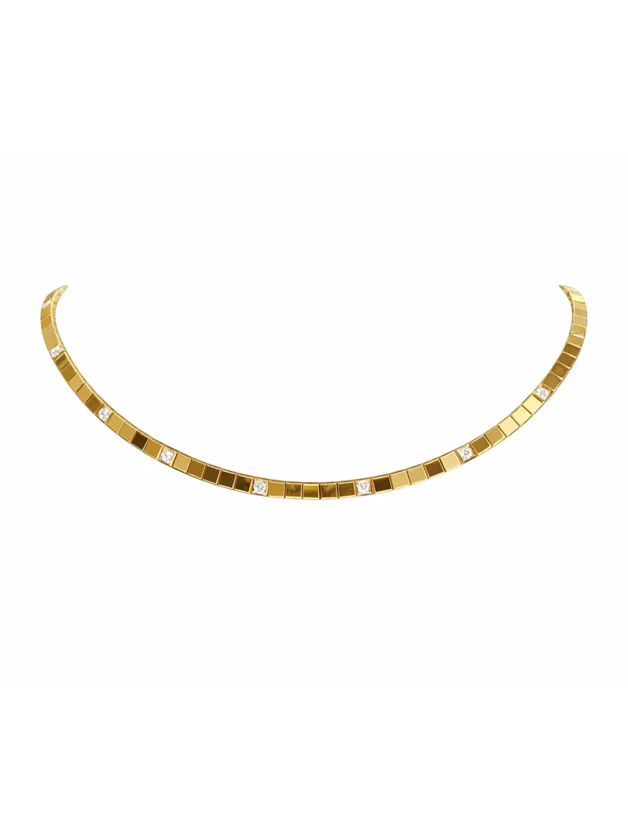 Wish Fine Jewelry 0.24ct Diamond 14K Gold Tennis Necklace