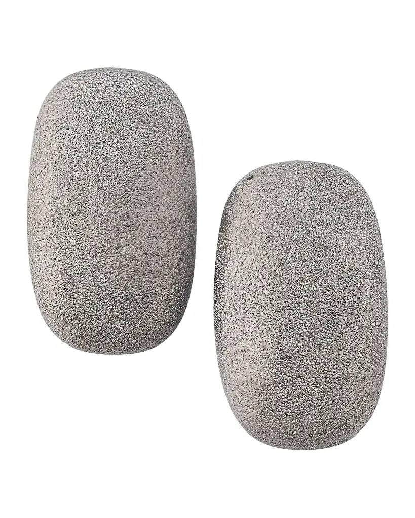Brunello Cucinelli Sterling Silver Shimmer Earrings