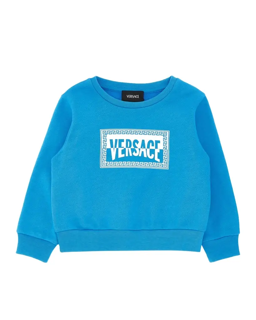 Versace Boy 's '90s Vintage Logo Cotton Sweatshirt, Size 12M-5