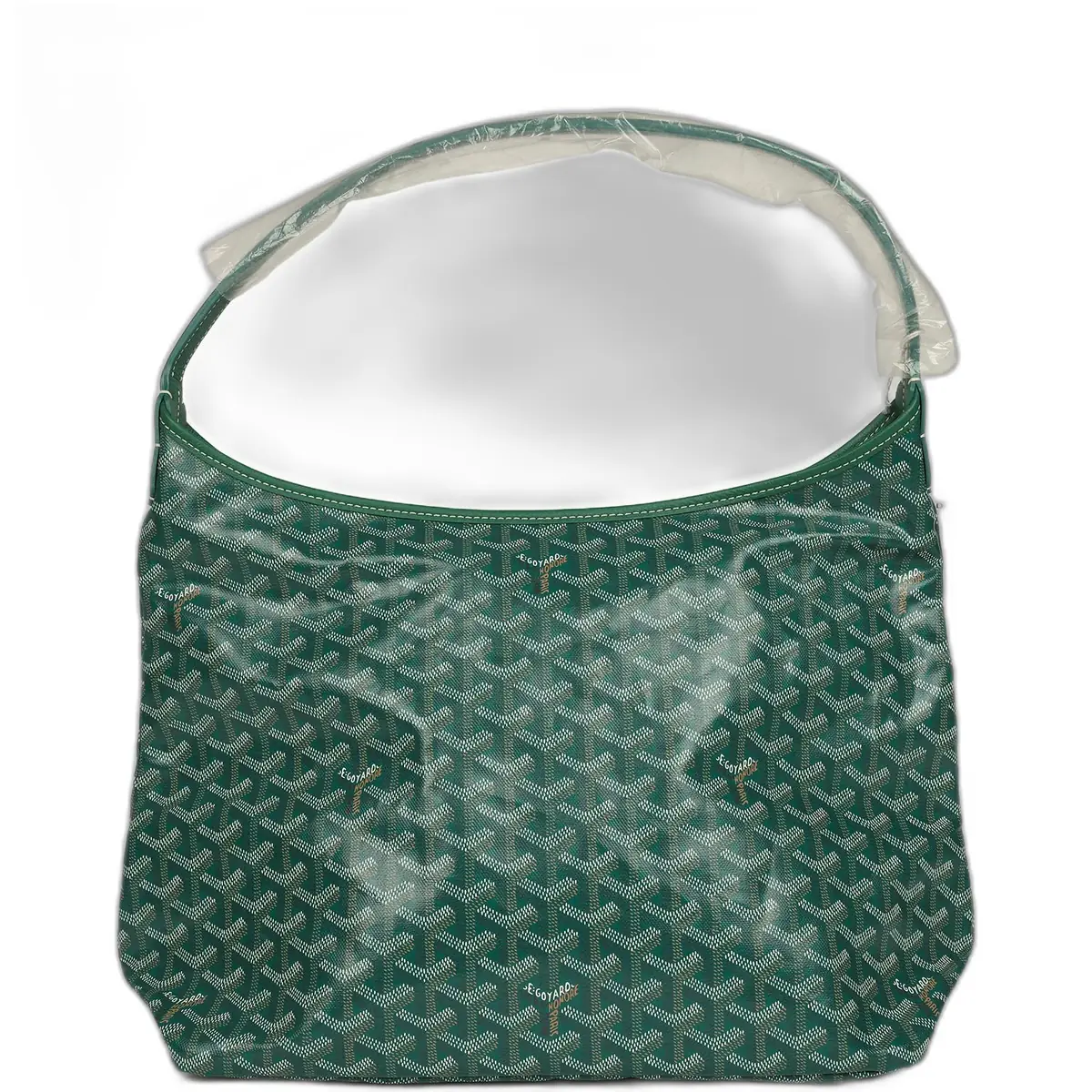 goyard Goyard Goyardine Green Boheme Hobo Bag Palladium Hardware