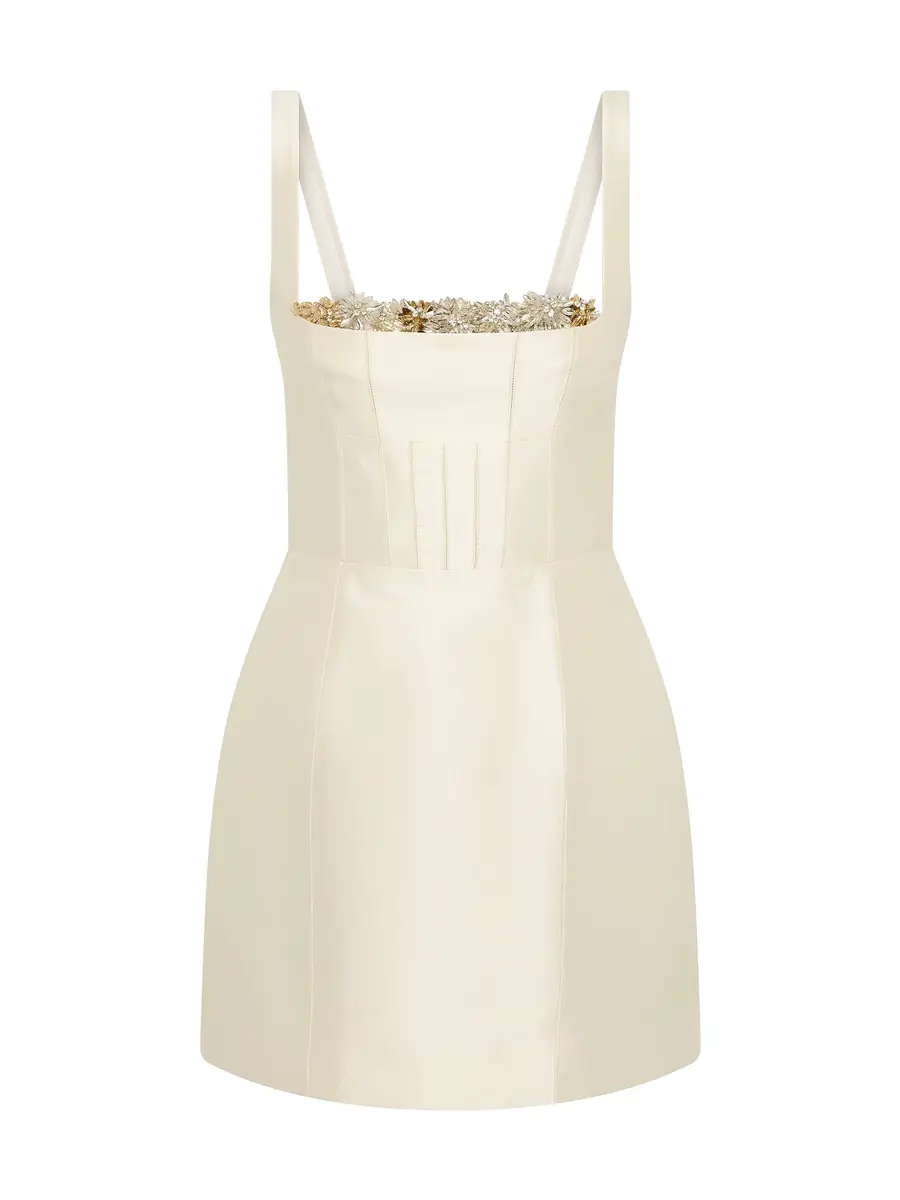 RACHEL GILBERT Ludovica Trim Mini Dress