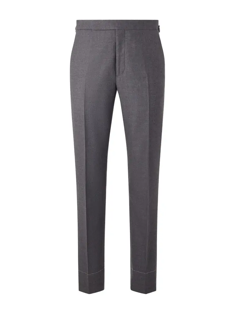 Ralph Lauren Purple Label Gregory Straight-Leg Wool-Flannel Trousers - Men