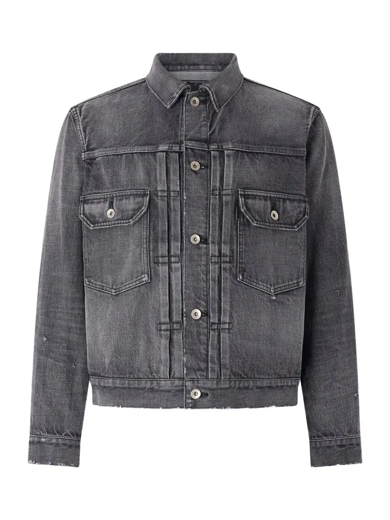 Sacai Beyondexx Distressed Denim Jacket - Men