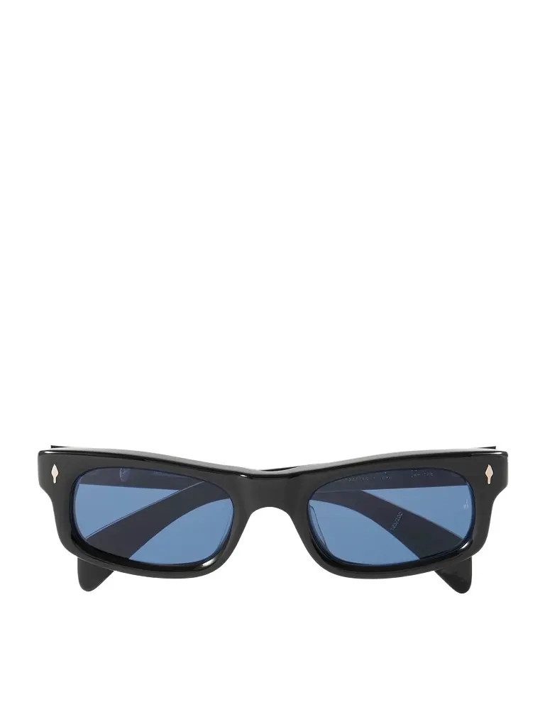 Jacques Marie Mage Initials Rectangular-Frame Acetate Sunglasses - Men