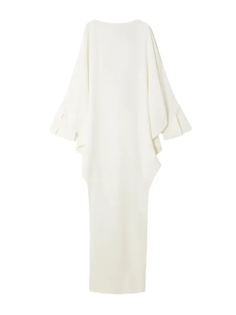 Taller Marmo Truman Draped Crepe Gown