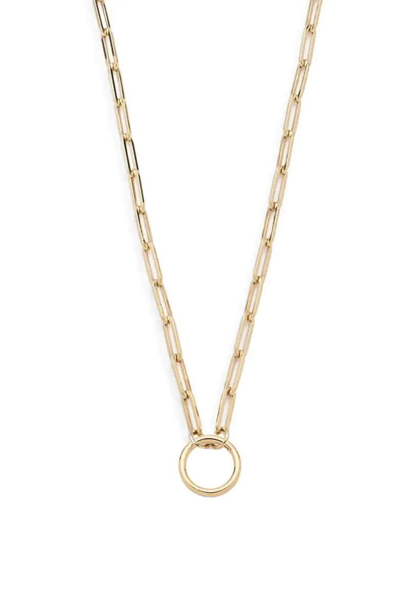 Foundrae Classic Fob Open Clip Chain