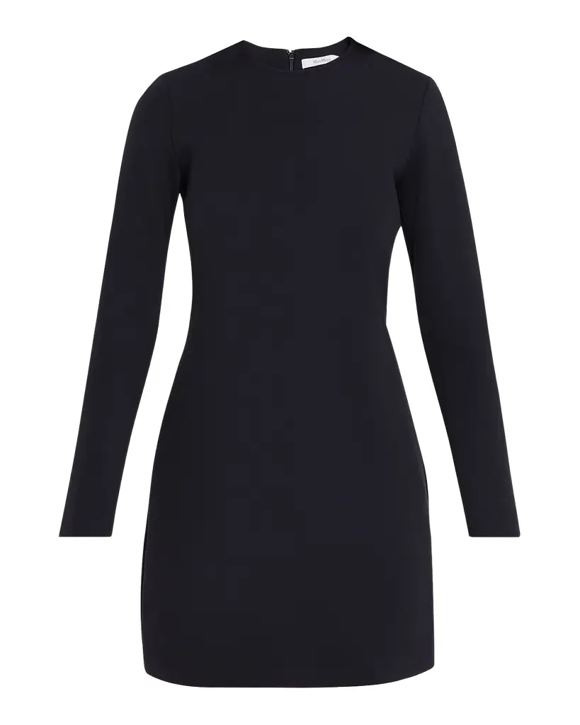 Max Mara Pick Stitch Scuba Jersey Mini Dress