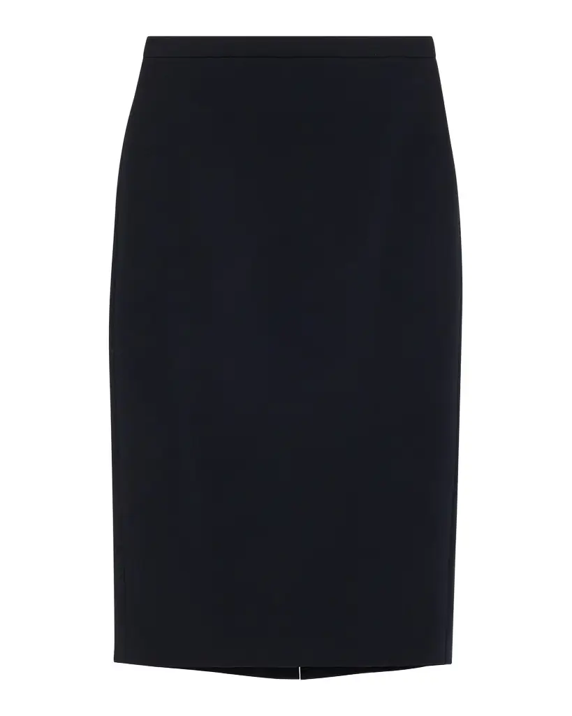 Max Mara Stretch Wool Midi Pencil Skirt