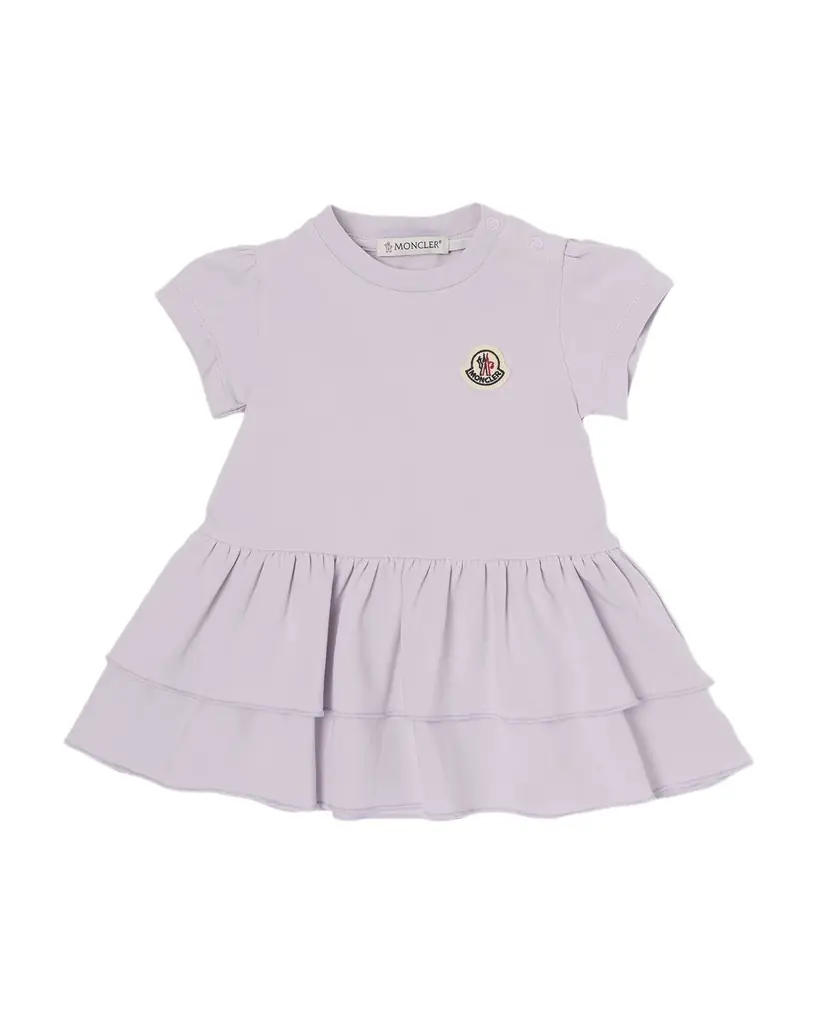 Moncler Girl 's Tiered Stretch Cotton Dress, Size 1M-3