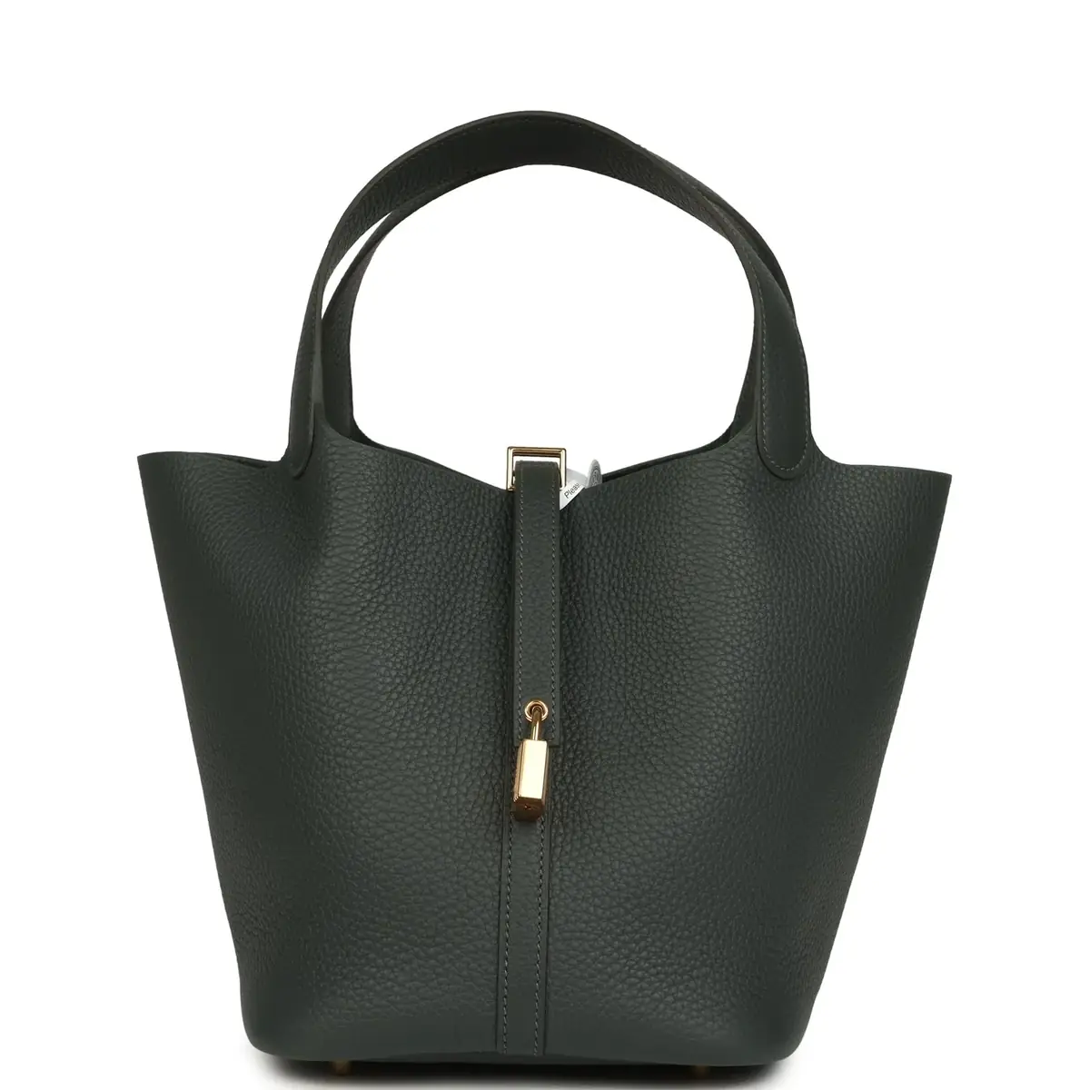 hermes Hermes Picotin Lock 22 Vert Mangrove Clemence Gold Hardware