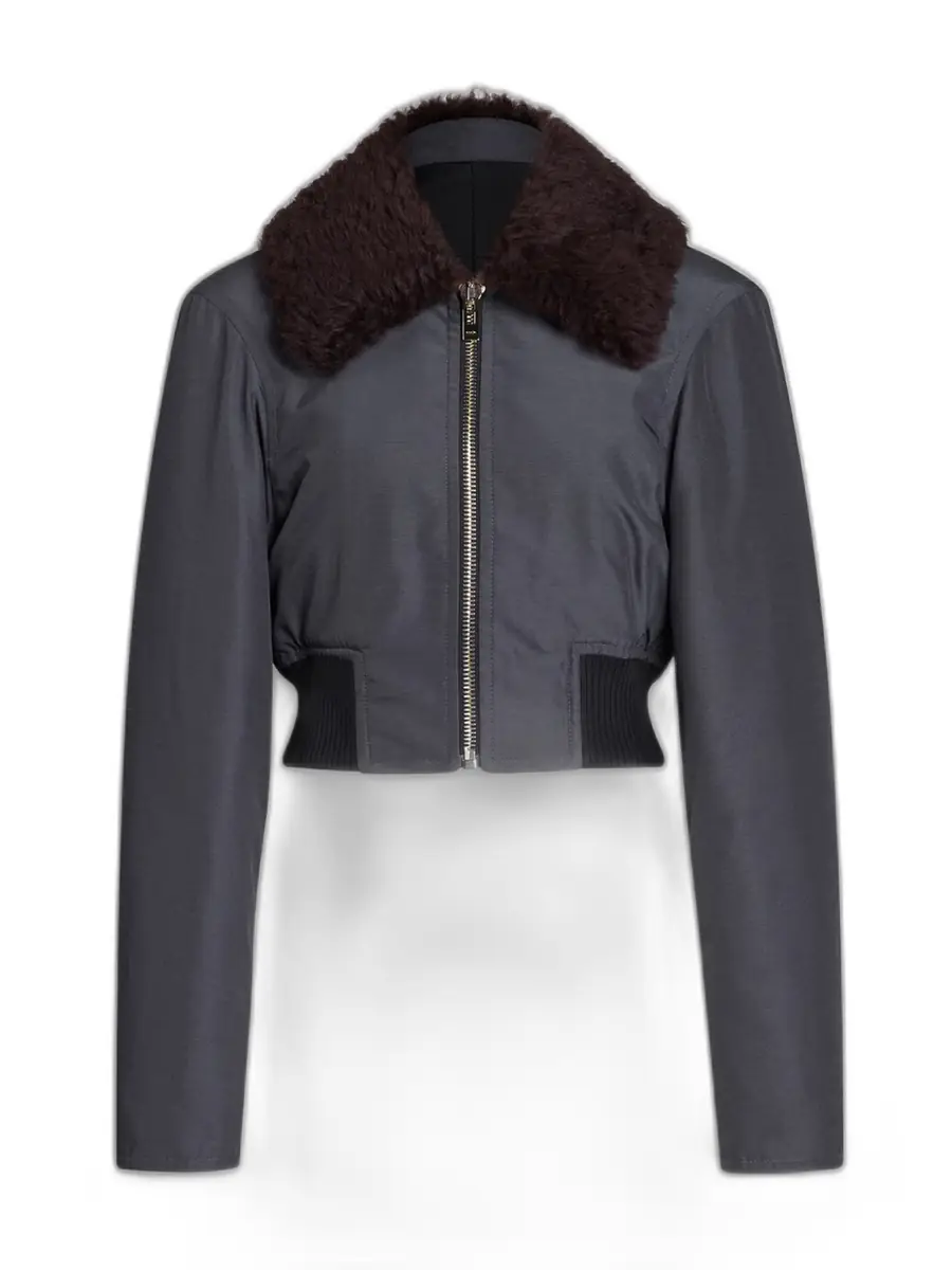 Alaïa Nylon Aviator Bomber