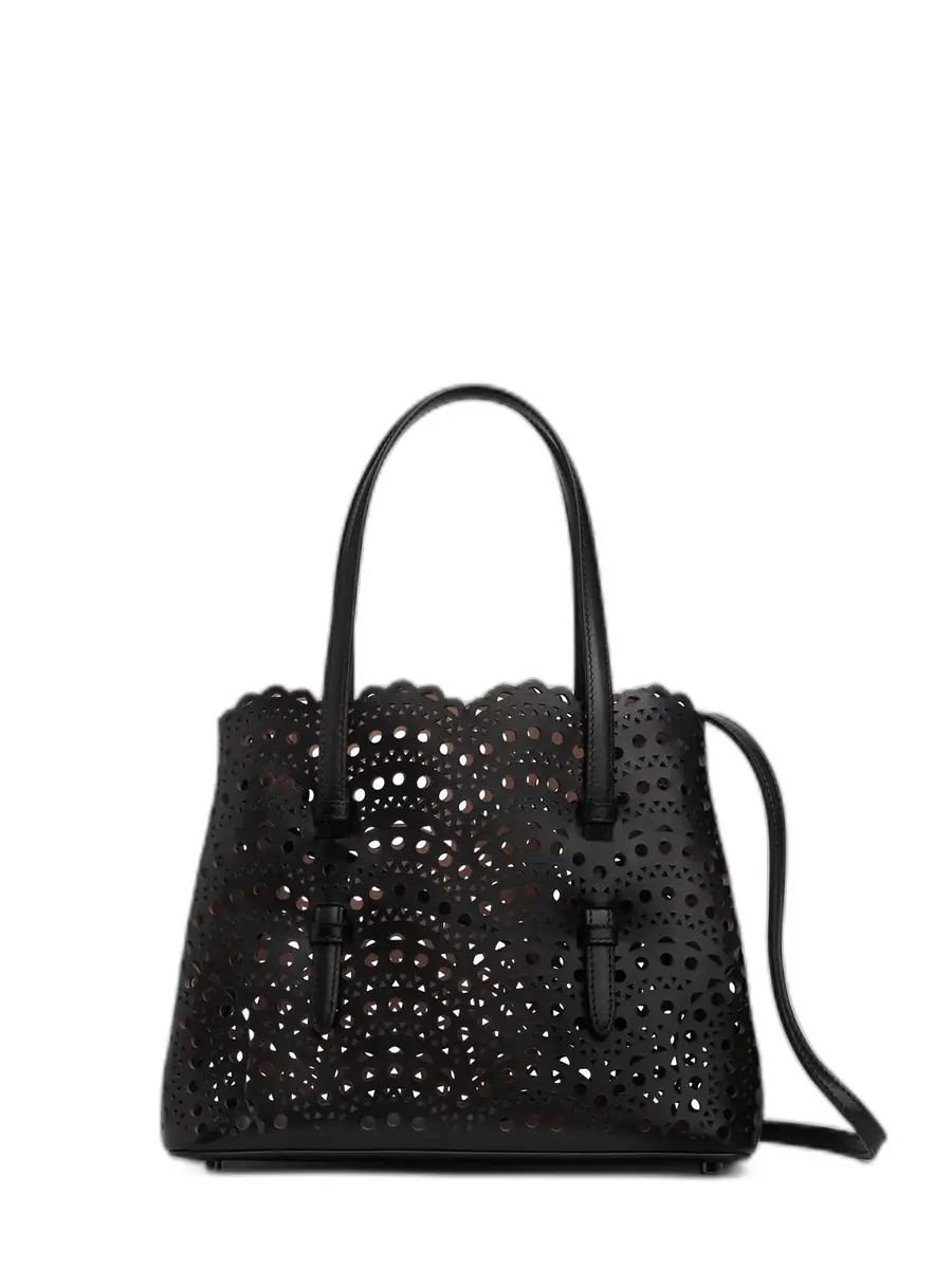 Alaïa Vienne Wave Calfskin Mina 25 Bag