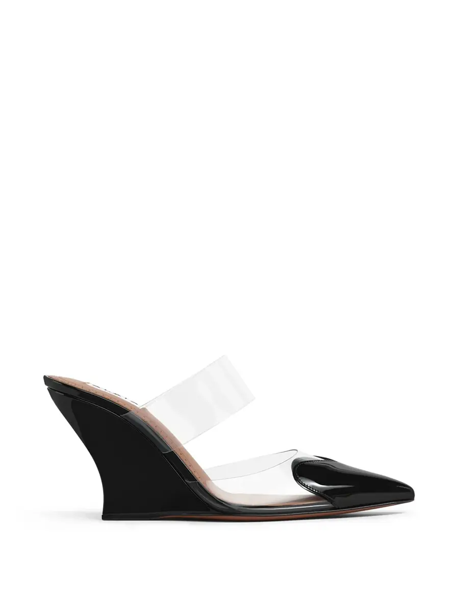 Alaïa Le Cœur Wedge Mules