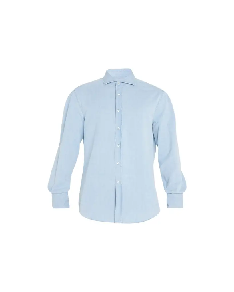 Brunello Cucinelli Men's Denim Sport Shirt