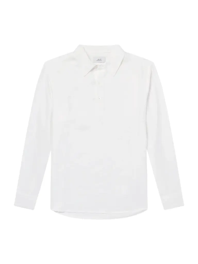 MR P. Linen Henley Shirt - Men