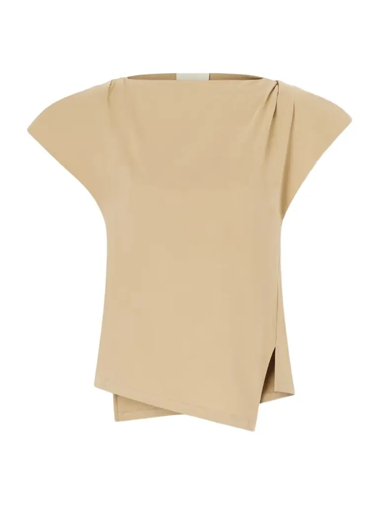 Isabel Marant Sebani Asymmetric Cotton-jersey T-shirt
