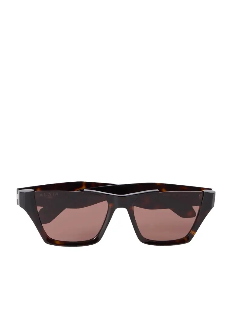 Alaïa Square-frame Tortoiseshell Acetate Sunglasses