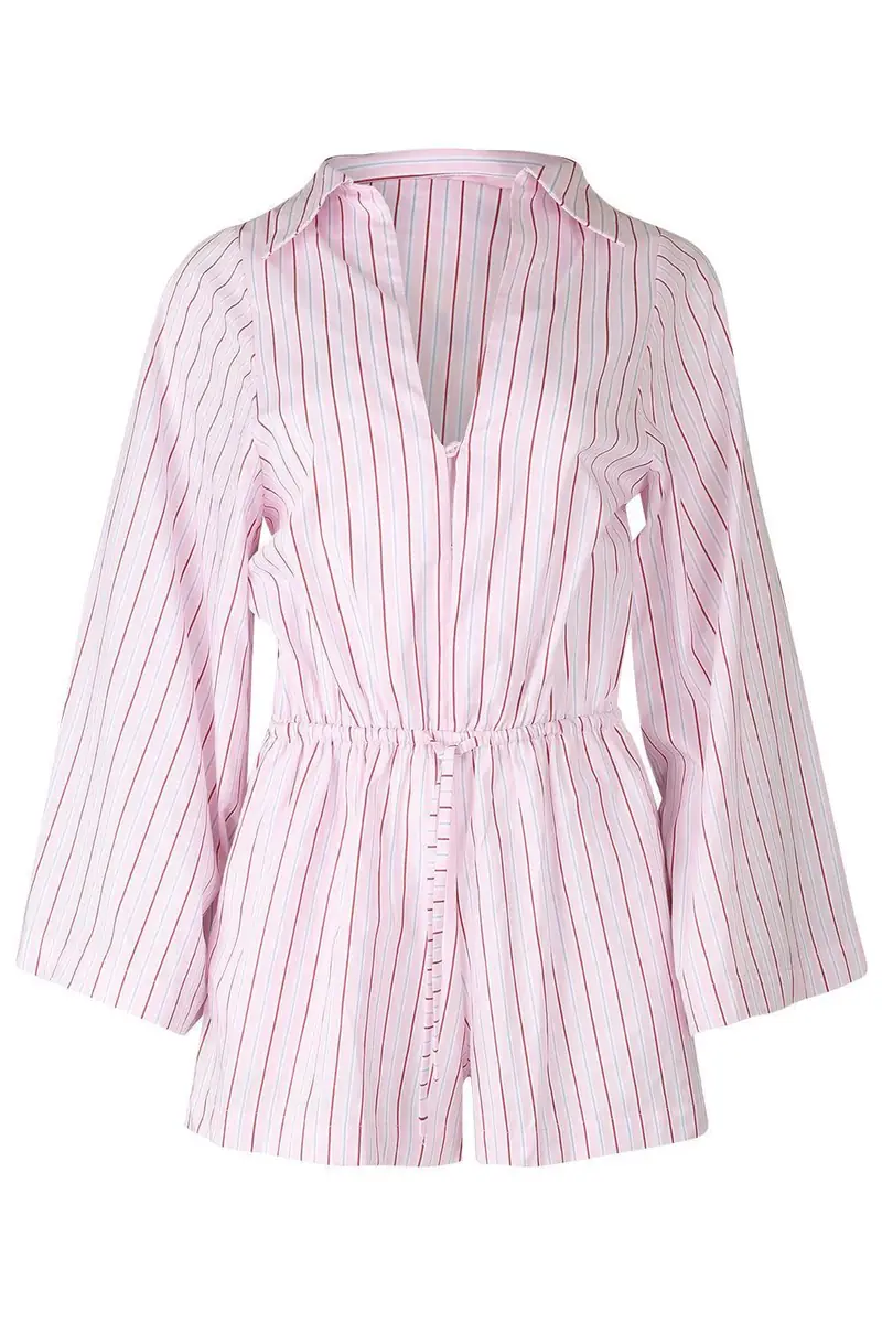 Faithfull Aksel Playsuit - Fiori Stripe Palazzo