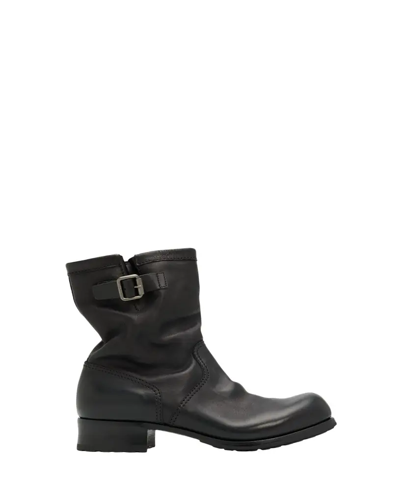 Prada Men's Leather Mid-Calf Boots