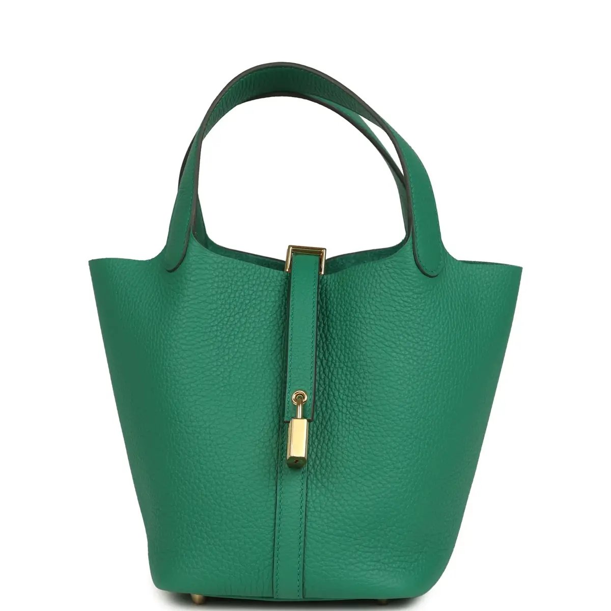 hermes Hermes Picotin Lock 18 Vert Vertigo Clemence Gold Hardware