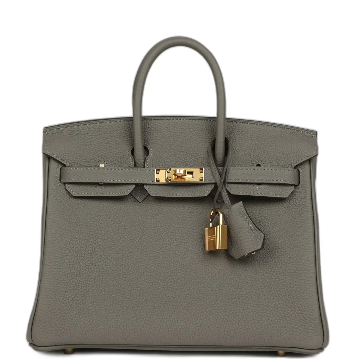 hermes Hermes Birkin 25 Gris Meyer Togo Gold Hardware