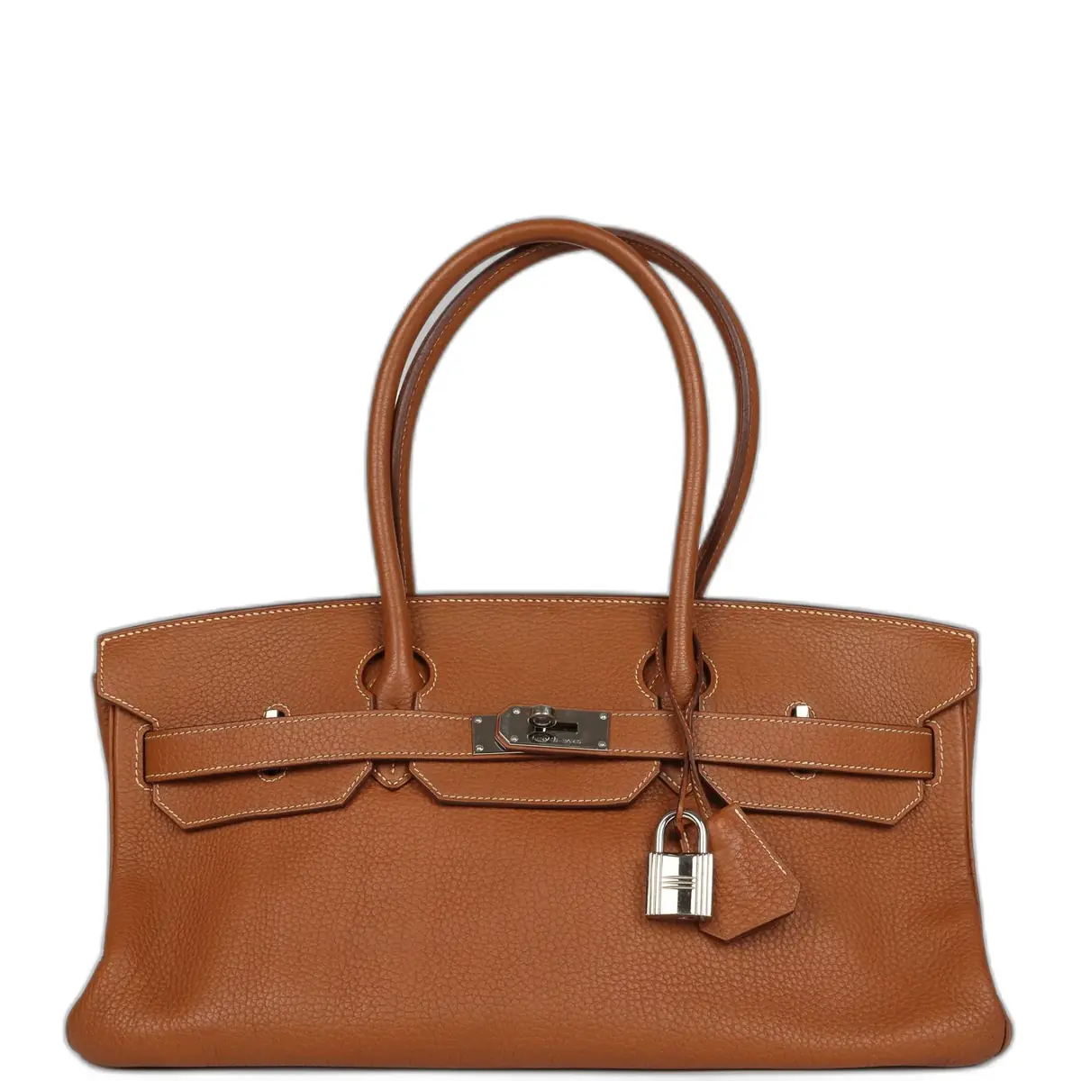 hermes Vintage Hermes Shoulder Birkin 42 JPG Gold Togo Palladium Hardware
