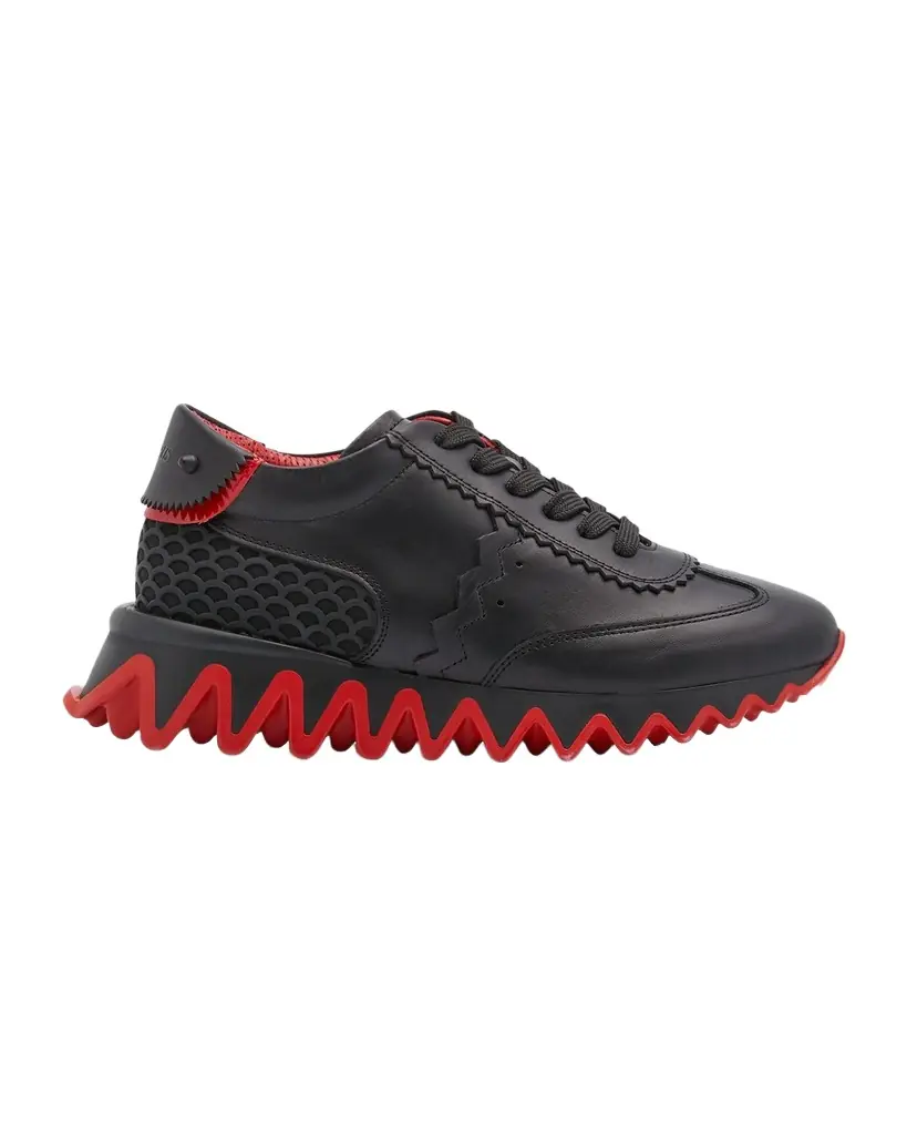 Christian Louboutin Kid 's Loubishark Leather Sneakers, Toddler/Kids