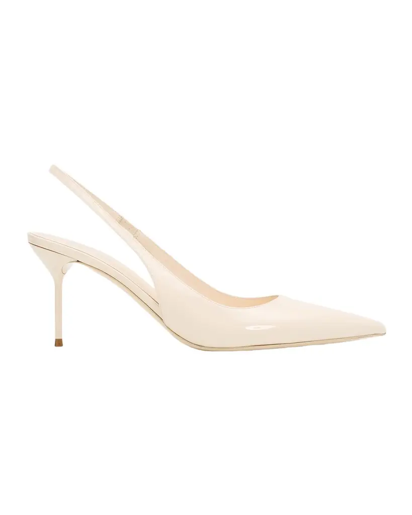 Paris Texas 70mm Lidia Patent Leather Slingback Pumps