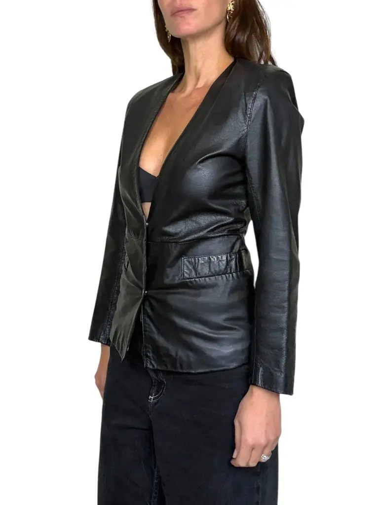 Jen Wonders Studio Leather Blazer